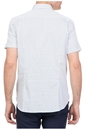 TED BAKER-Ανδρικό πουκάμισο NARNAR TED BAKER λευκό μπλε